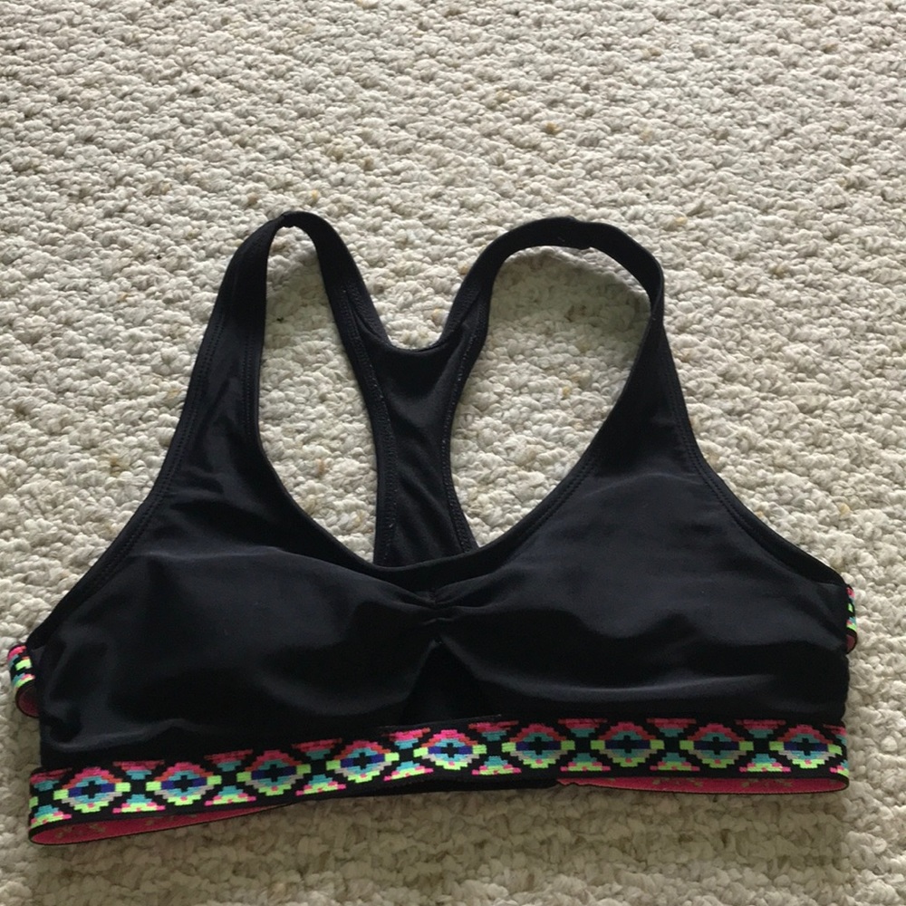 black bikini top
